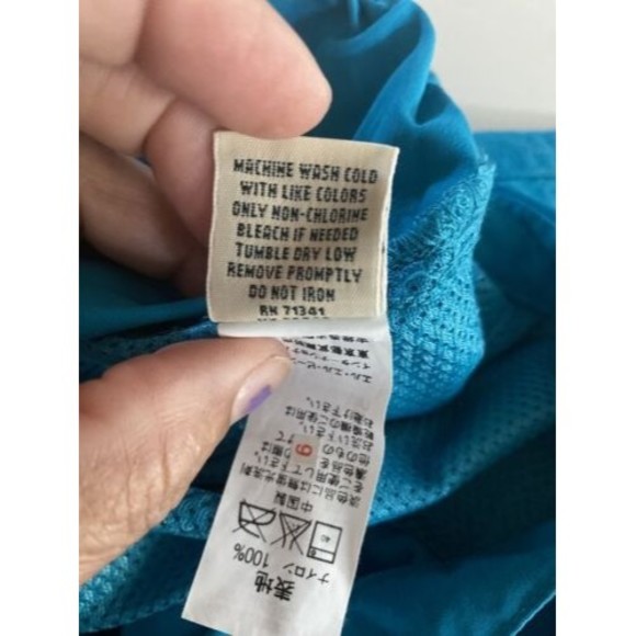 L.L. Bean Women’s Blue Supplex Nylon Drawstring Shorts with Pockets Size L - Picture 11 of 13